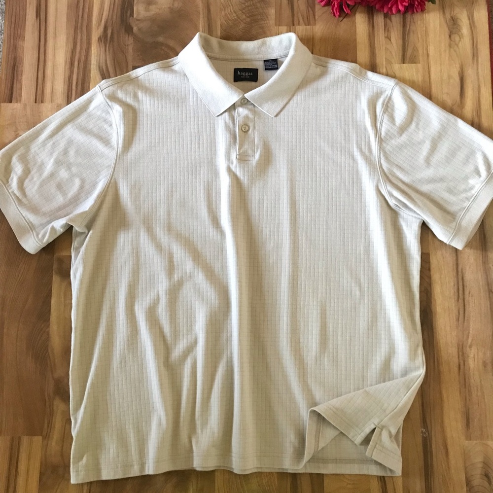 MENS  POLO - (TAN) SIZE XL